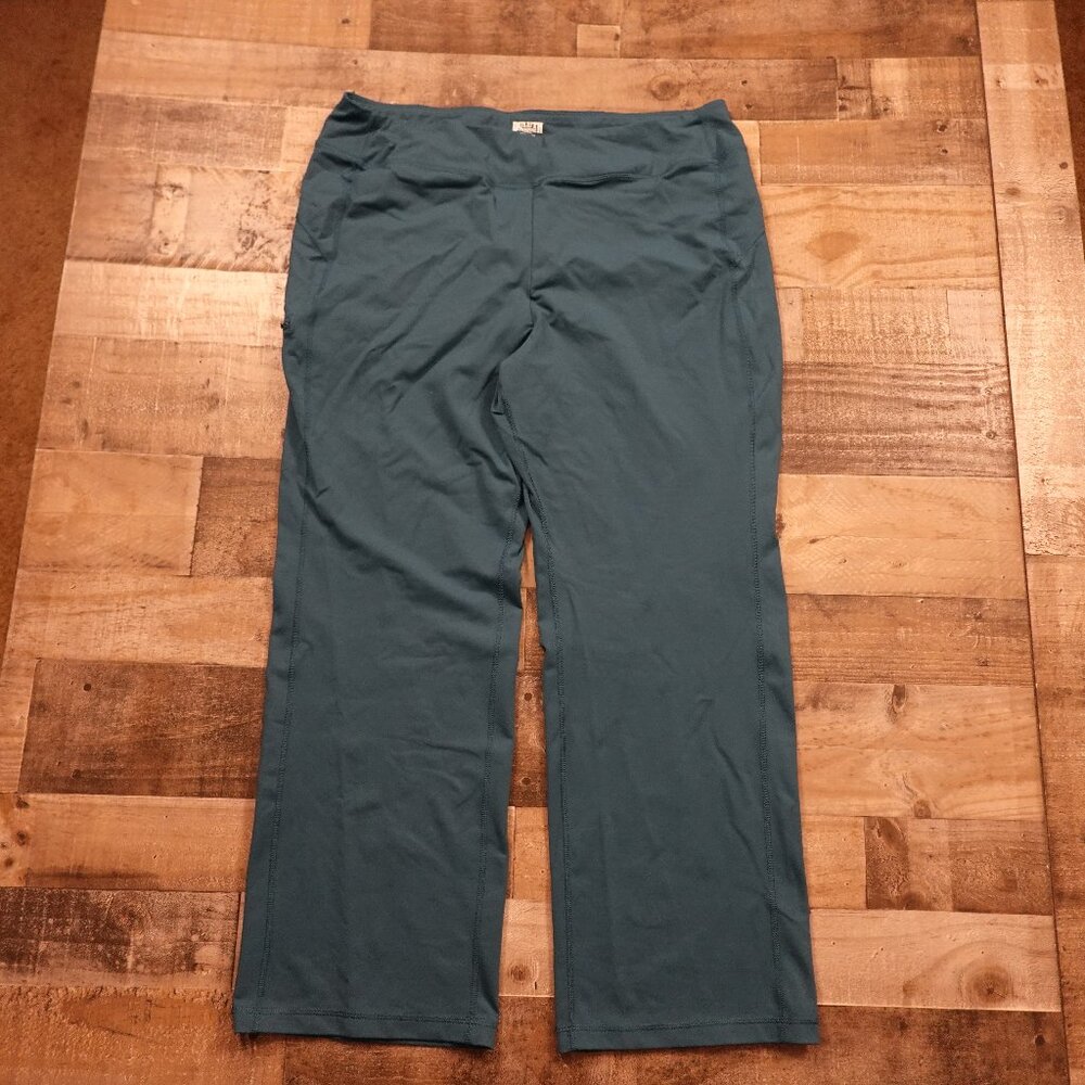 Duluth Trading Co. NoGA Classic Bootcut Pants – Women’s XXL x 31 Teal Blue